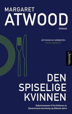 Omslag: "Den spiselige kvinnen" av Margaret Atwood