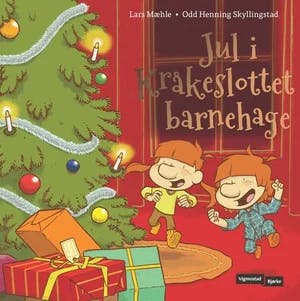 Omslag: "Jul i Kråkeslottet barnehage" av Lars Mæhle
