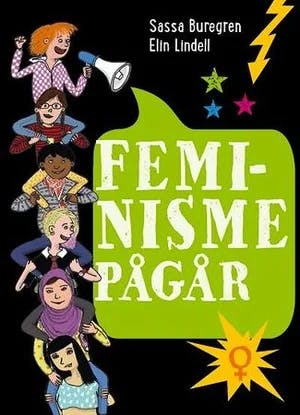 Omslag: "Feminisme pågår" av Sassa Buregren